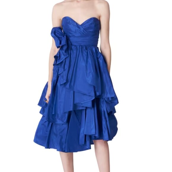 CAROLINA HERRERA Strapless tiered silk-taffeta dress, 2 - Picture 5 of 6
